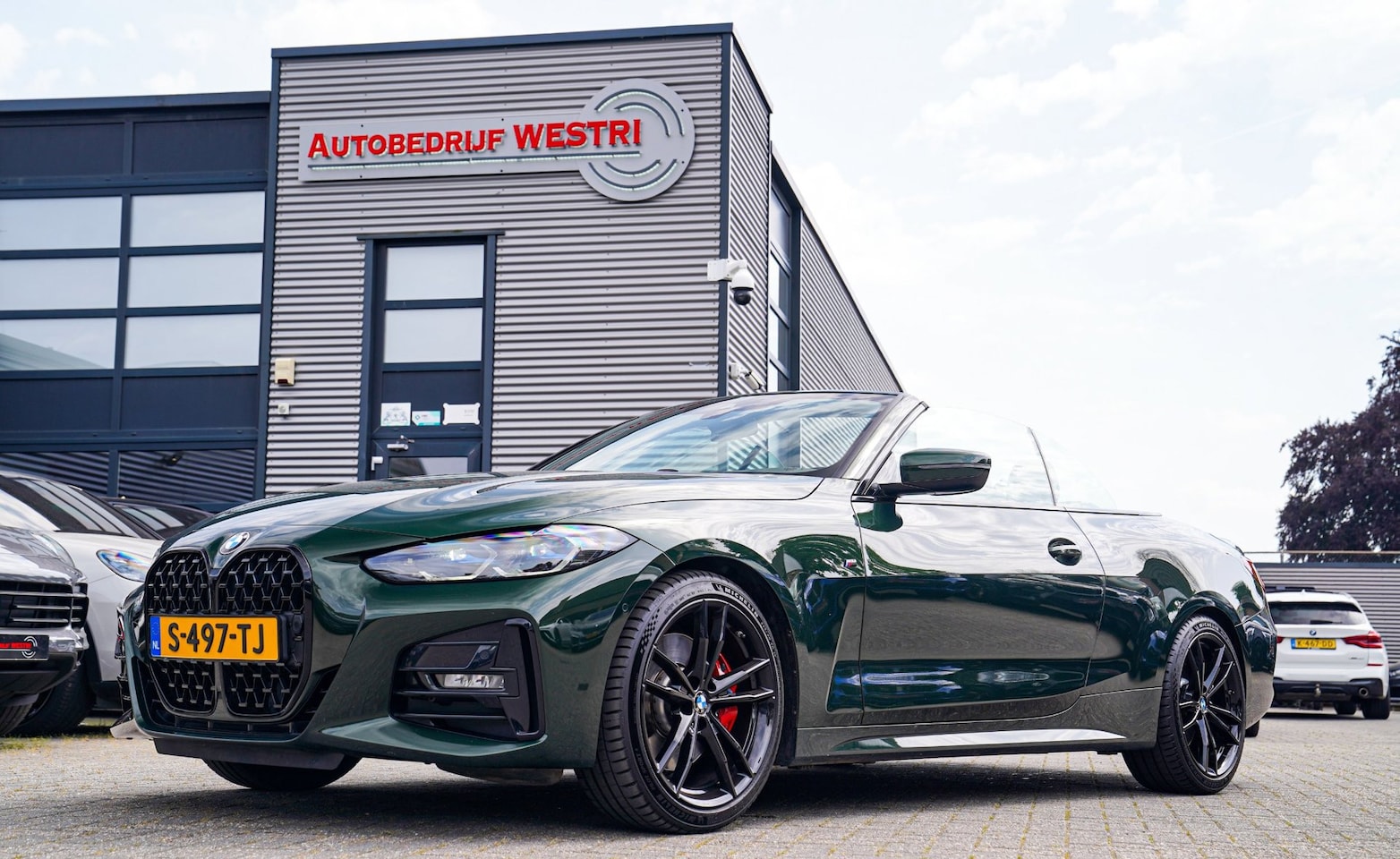 BMW 4-serie Cabrio - 430i High Executive |Sanremo green | LaserLED | Stoelkoeling | Camera | Nekverwarming | Ca - AutoWereld.nl