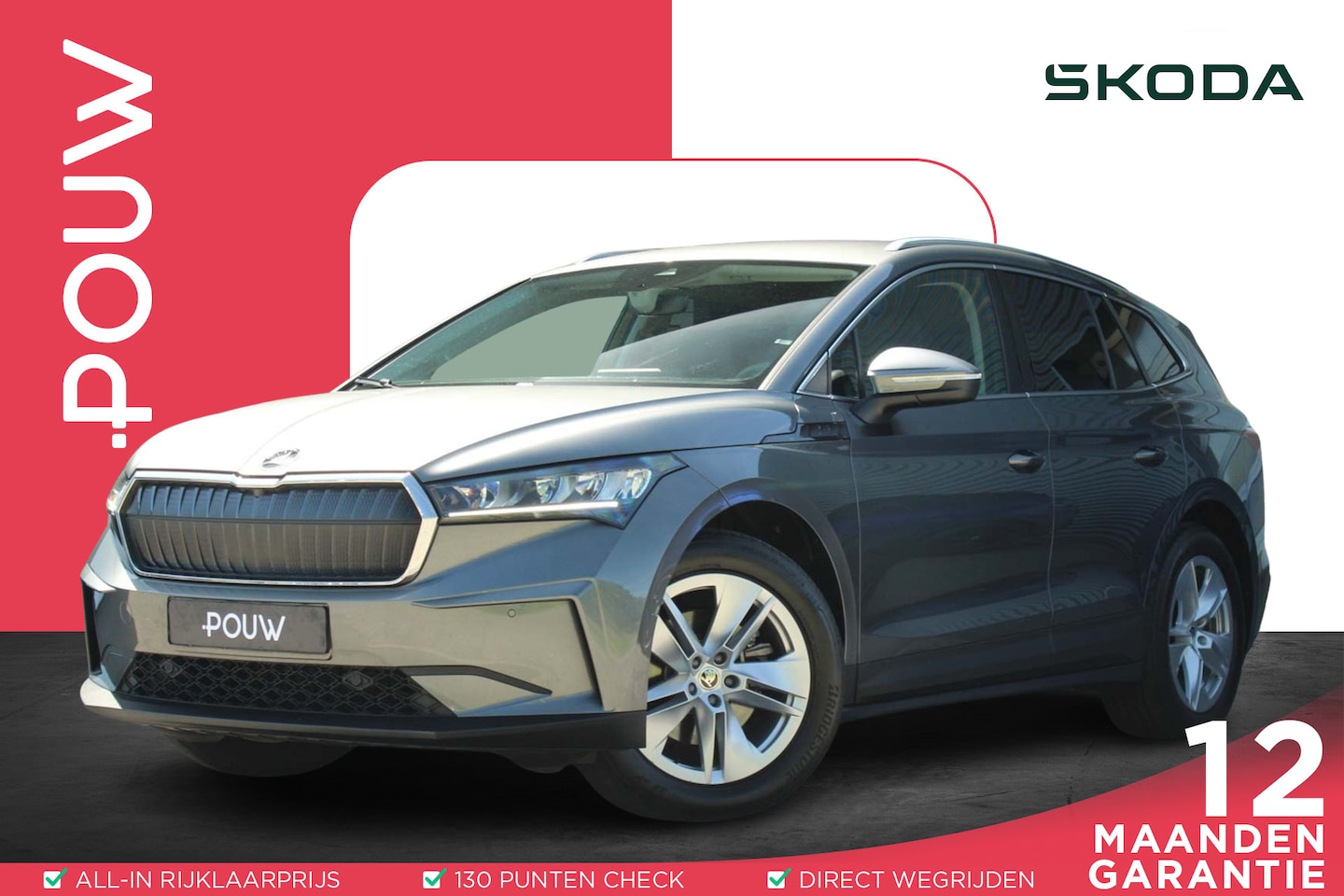 Skoda Enyaq iV - 80 204pk | SoH 97% | Stoel/ Stuurverwarming | Camera | Parkeersensoren voor/ Achter | Appl - AutoWereld.nl
