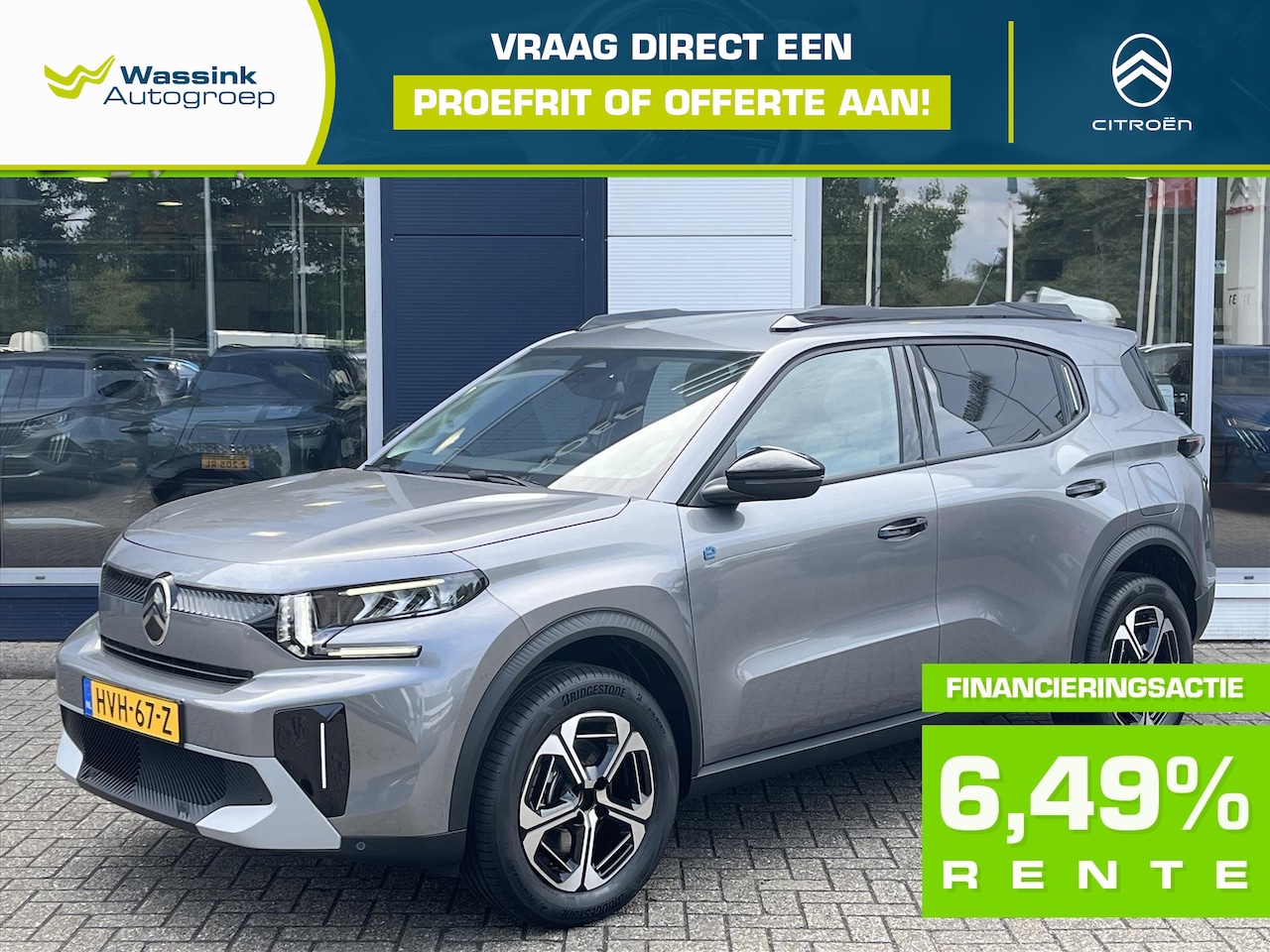 Citroën Ë-C3 Aircross - 44 kWh Max | VOORRAADVOORDEEL Climate control | Cruise control | Parkeer camera | Apple Ca - AutoWereld.nl
