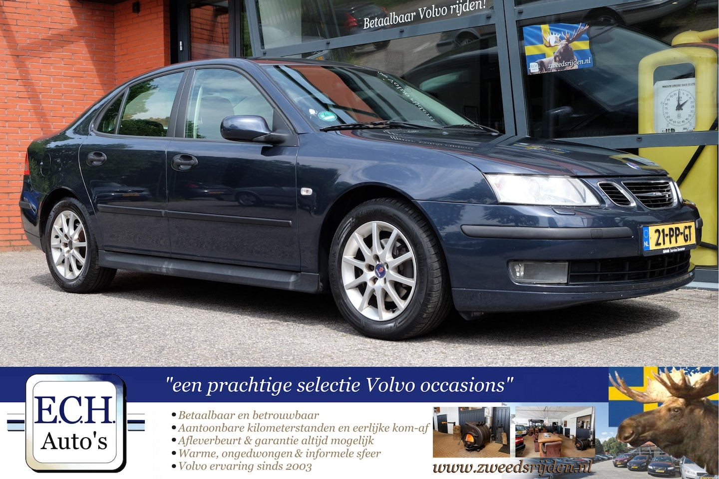 Saab 9-3 Sport Sedan - 1.8t 150 pk Trekhaak, Airco, Zomer + Winterset - AutoWereld.nl