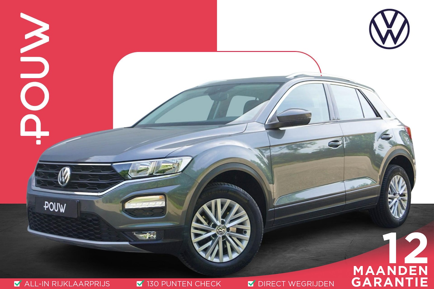 Volkswagen T-Roc - 1.0 TSI 115pk Style | Trekhaak | Navigatie | Apple Carplay & Android Auto - AutoWereld.nl