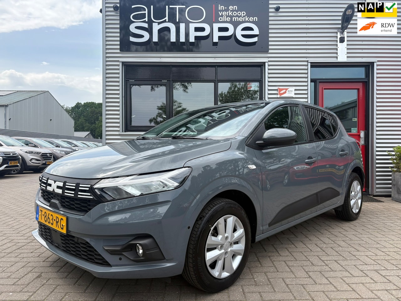 Dacia Sandero - 1.0 TCe 100 ECO-G Expression -LPG G3-AIRCO-CRUISECONTROL-FULL LED-APPLE CARPLAY/ANDROID AU - AutoWereld.nl