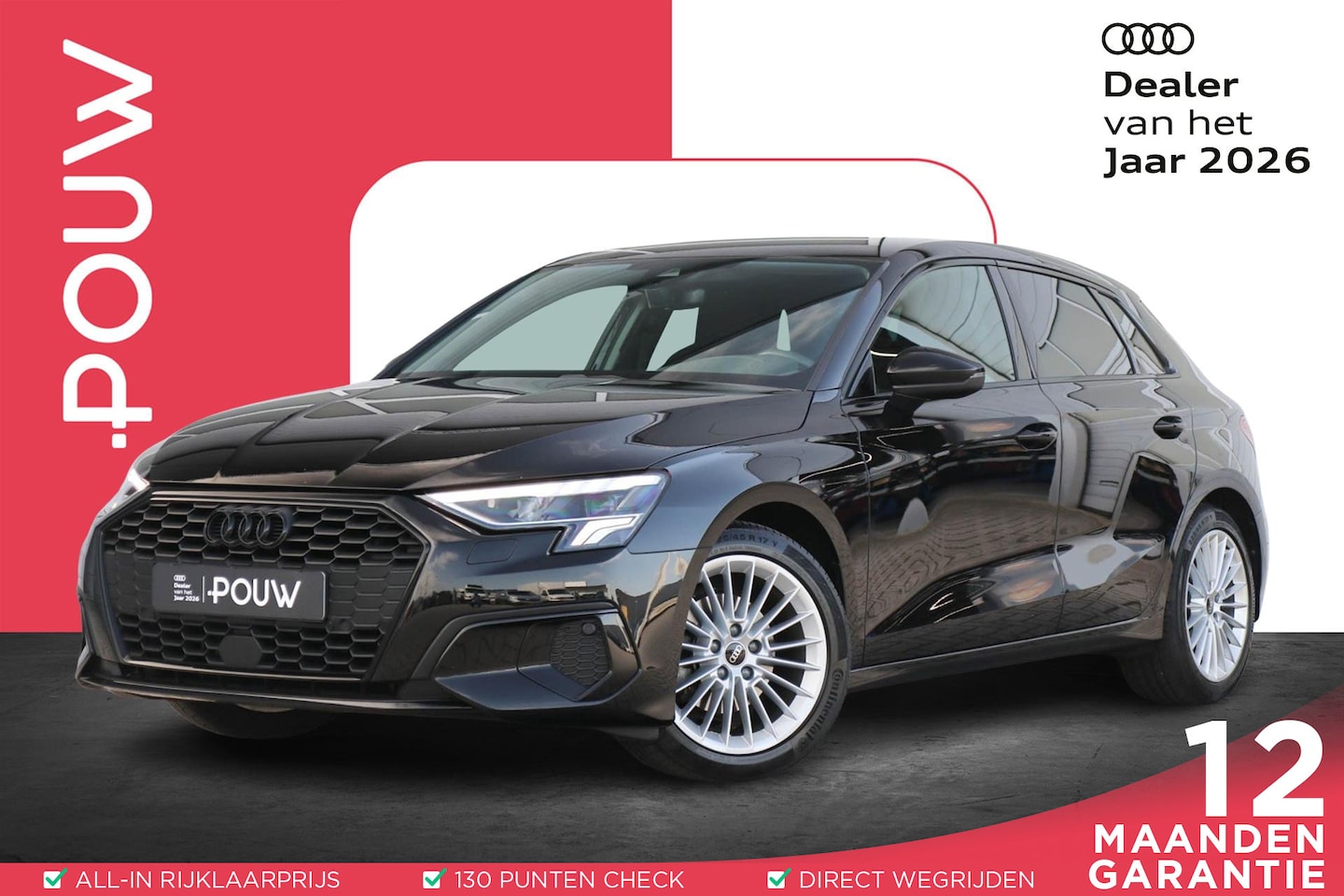 Audi A3 Sportback - 35 TFSI 150pk S-tronic Advanced edition | Trekhaak | Parkeerhulp Achter - AutoWereld.nl