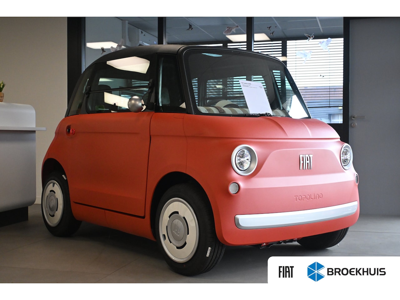 Fiat Topolino - Brommobiel Corallo Direct Leverbaar! | Full-LED | Panoramadak | - AutoWereld.nl