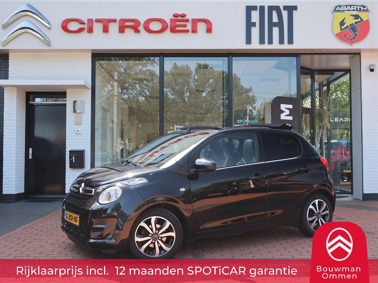 Citroën C1 - Airscape 1.0 VTi 72PK 5drs. Shine, Rijklaarprijs | Camera | Leder | Stoelverwarming | Lich - AutoWereld.nl