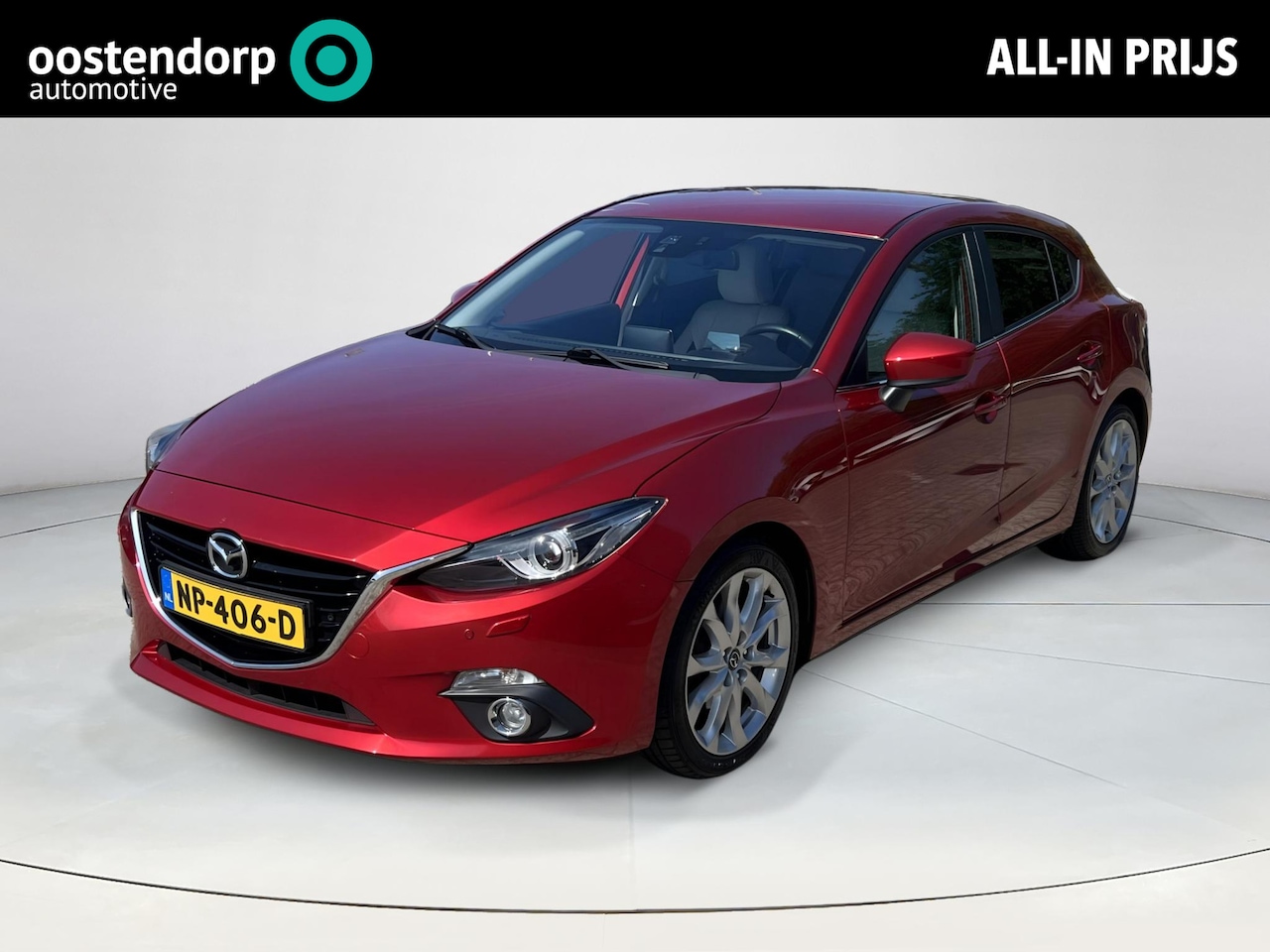 Mazda 3 - 2.0 HP GT-M | Cruise Control | Parkeersensoren | Stoel Verwarming | Navigatie | Bluetooth - AutoWereld.nl