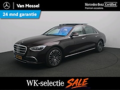Mercedes-Benz S-klasse - 580 e 4MATIC Lang / Panoramadak/ Exclusiefpakket/ Stoelverwarming- & Ventilatie V+A/ Achte