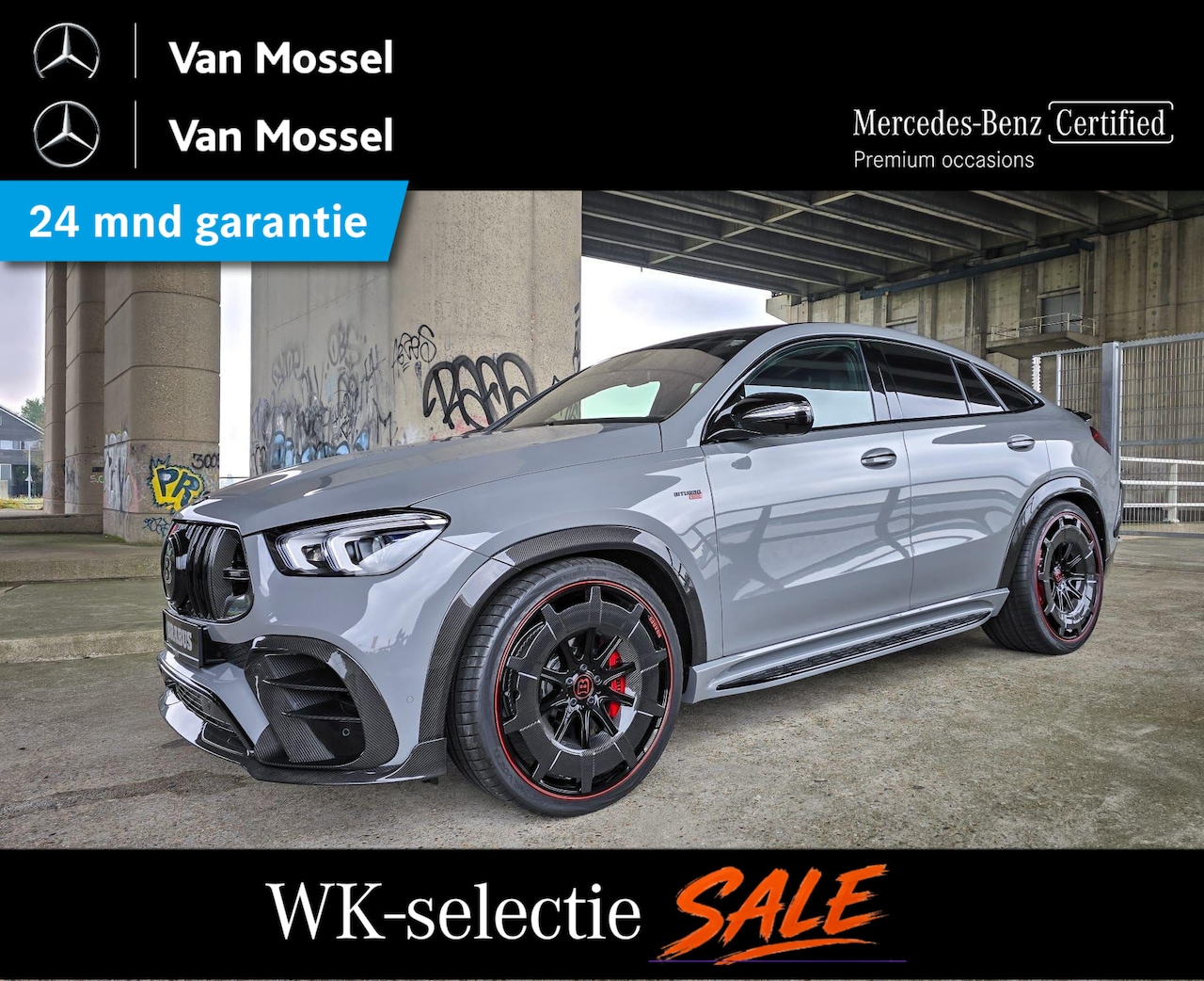 Mercedes-Benz GLE-Klasse Coupé - AMG 63 S 4MATIC+ / BRABUS ROCKET 900/ EINZELSTUCK/ 1 of 25/ 24 inch/ Direct available - AutoWereld.nl