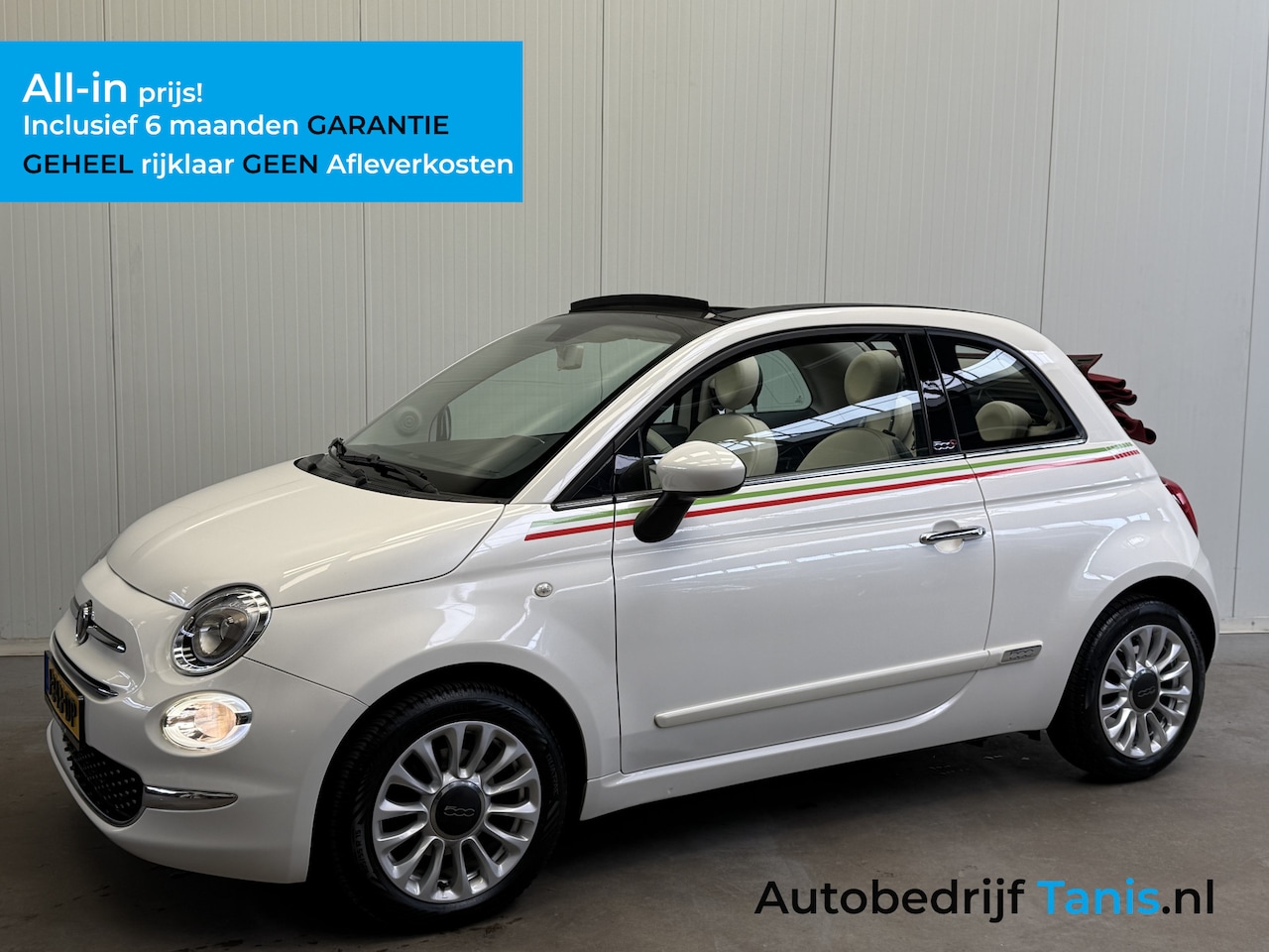 Fiat 500 C - 0.9 TwinAir Lounge AIRCO-RADIO/CD-LMV-CABRIOLET - AutoWereld.nl