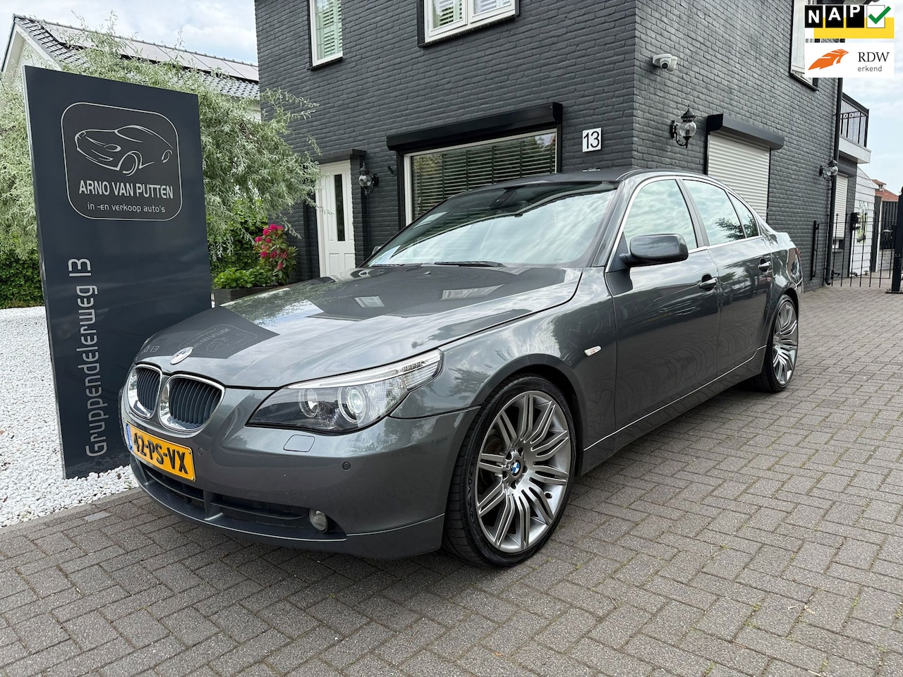 BMW 5-serie - 525i High Executive /Leer / 19 inch - AutoWereld.nl