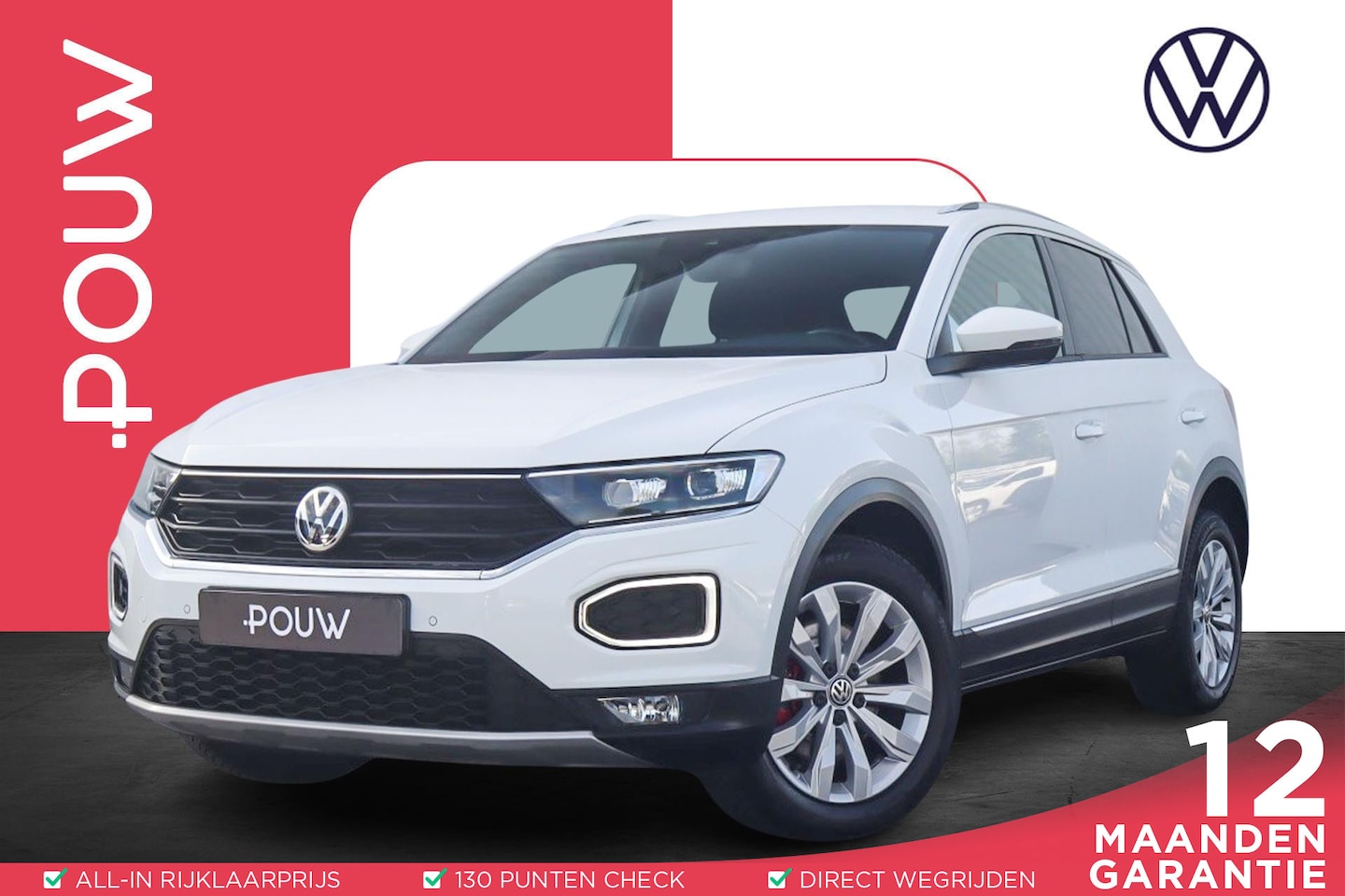 Volkswagen T-Roc - 1.0 TSI 115pk Sport | Navigatie | Stoelverwarming - AutoWereld.nl