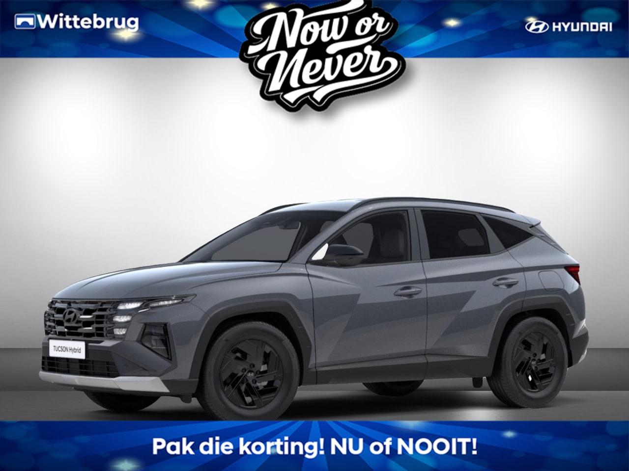 Hyundai Tucson - 1.6 T-GDI HEV Pure Edition Full Hybride Automaat met Navigatie, Camera en Climate Control - AutoWereld.nl