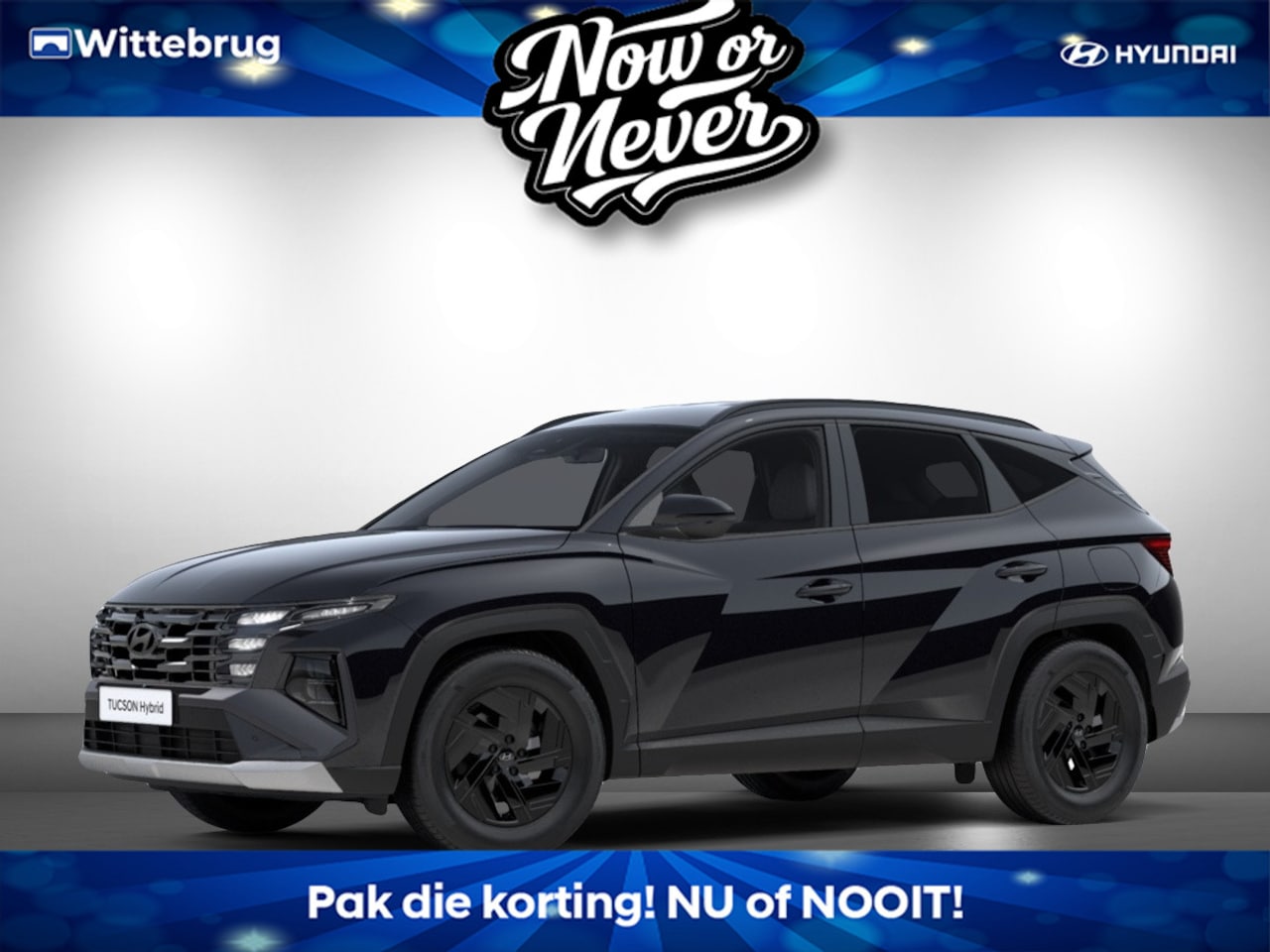 Hyundai Tucson - 1.6 T-GDI HEV Pure Edition Full Hybride Automaat met Navigatie, Camera en Climate Control - AutoWereld.nl