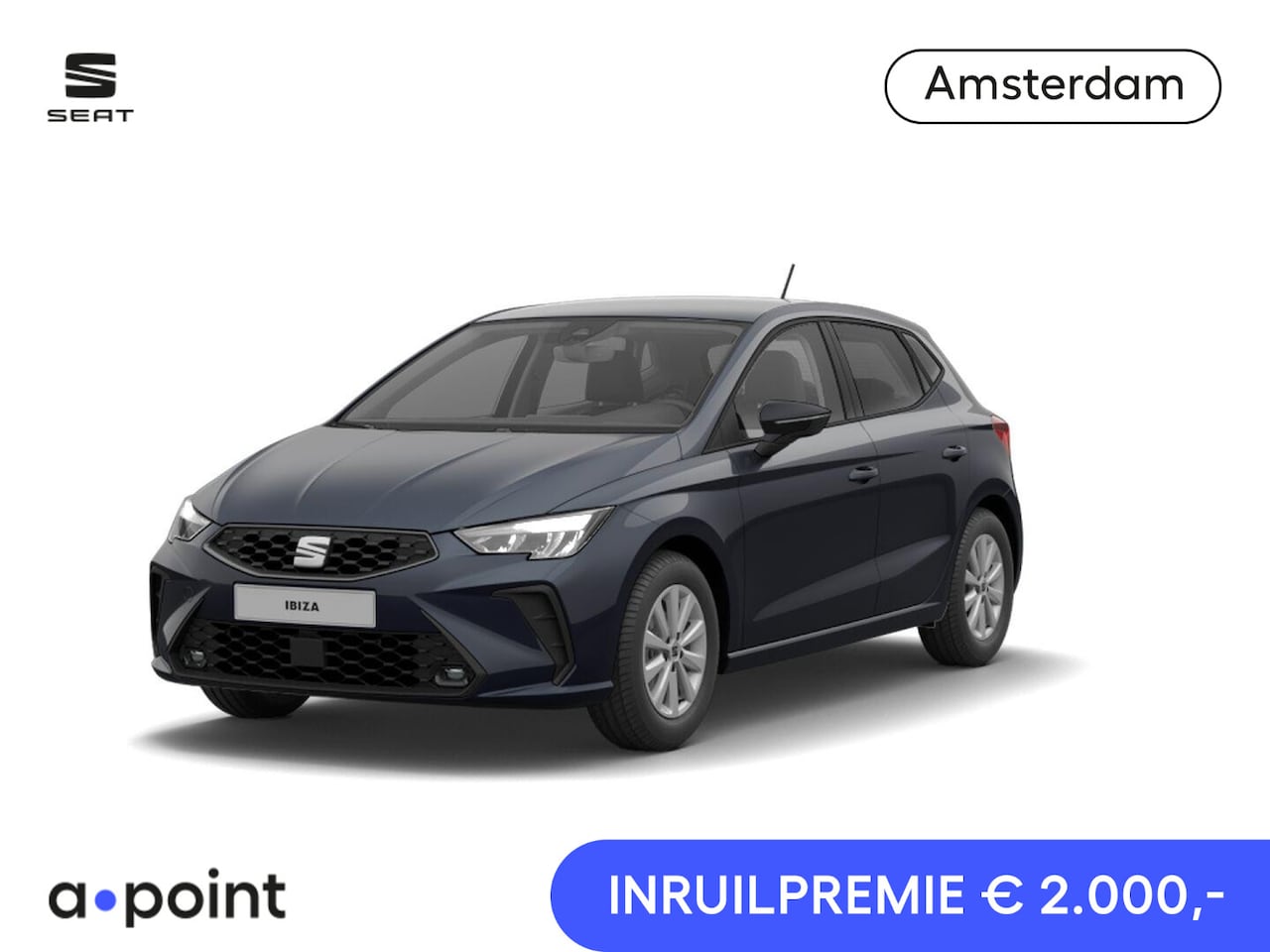SEAT Ibiza - 1.0 EcoTSI Reference | Draadloze Carplay | Cruise Control | Full Led | Lichtmetalen Velgen - AutoWereld.nl