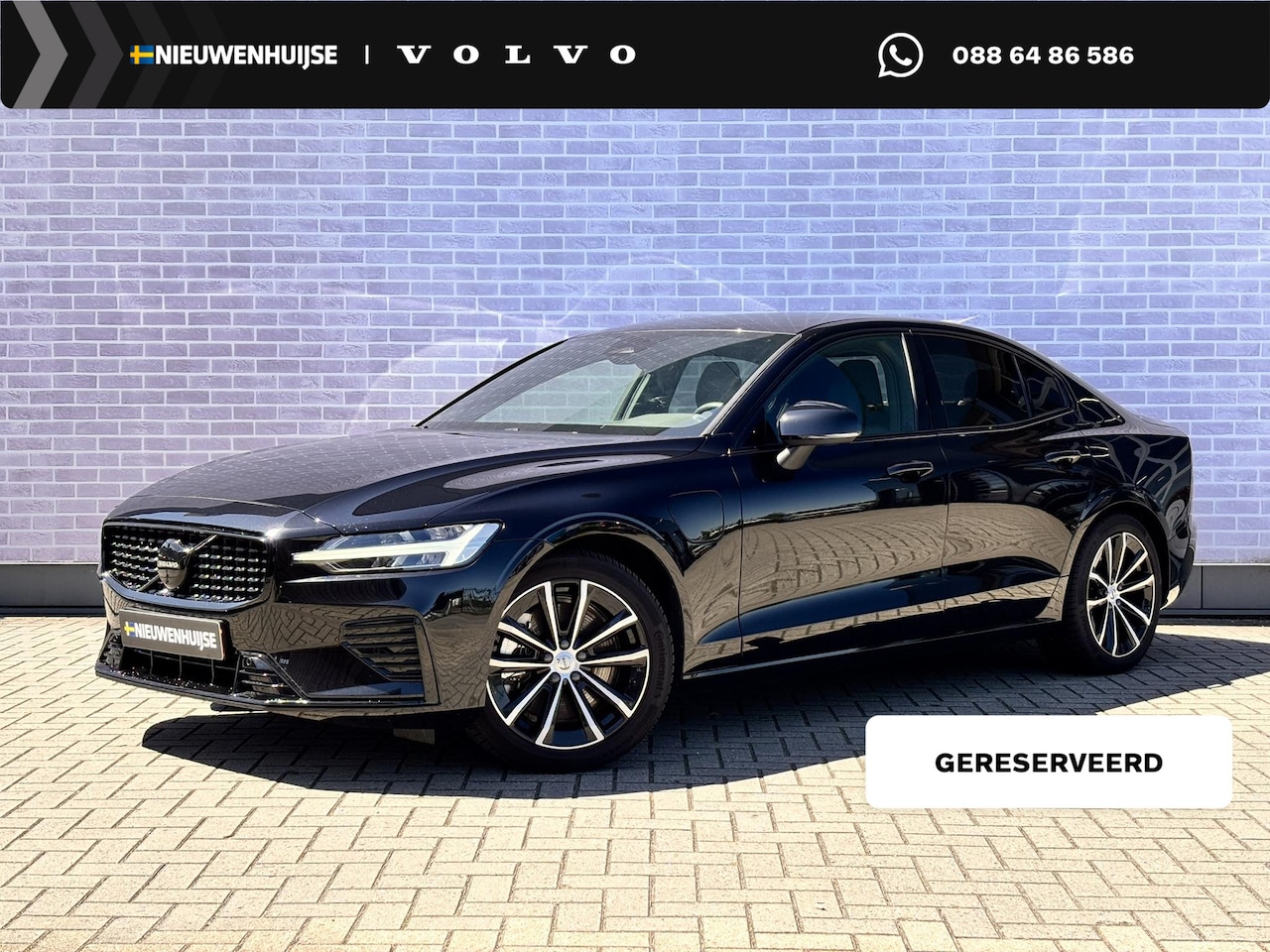 Volvo S60 - 2.0 Recharge T6 AWD Plus Dark | Plug-in Hybrid (PHEV) | Long Range | Trekhaak | Sportstoel - AutoWereld.nl