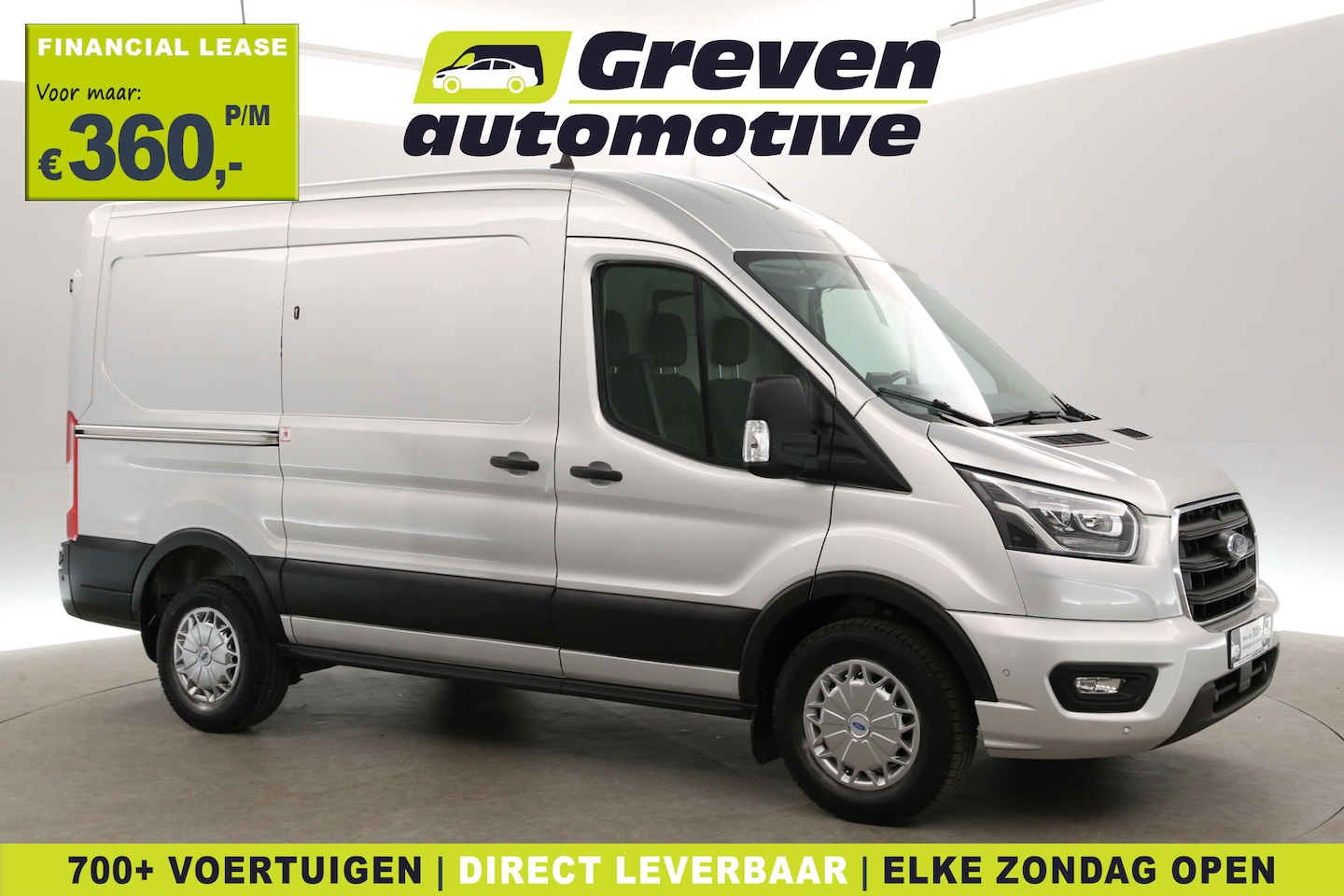 Ford Transit - 2.0 TDCI Limited 185PK L2H2 | Aut. | Airco | Cruise | Carplay | 3 Zits | Trekhaak | Navi | - AutoWereld.nl