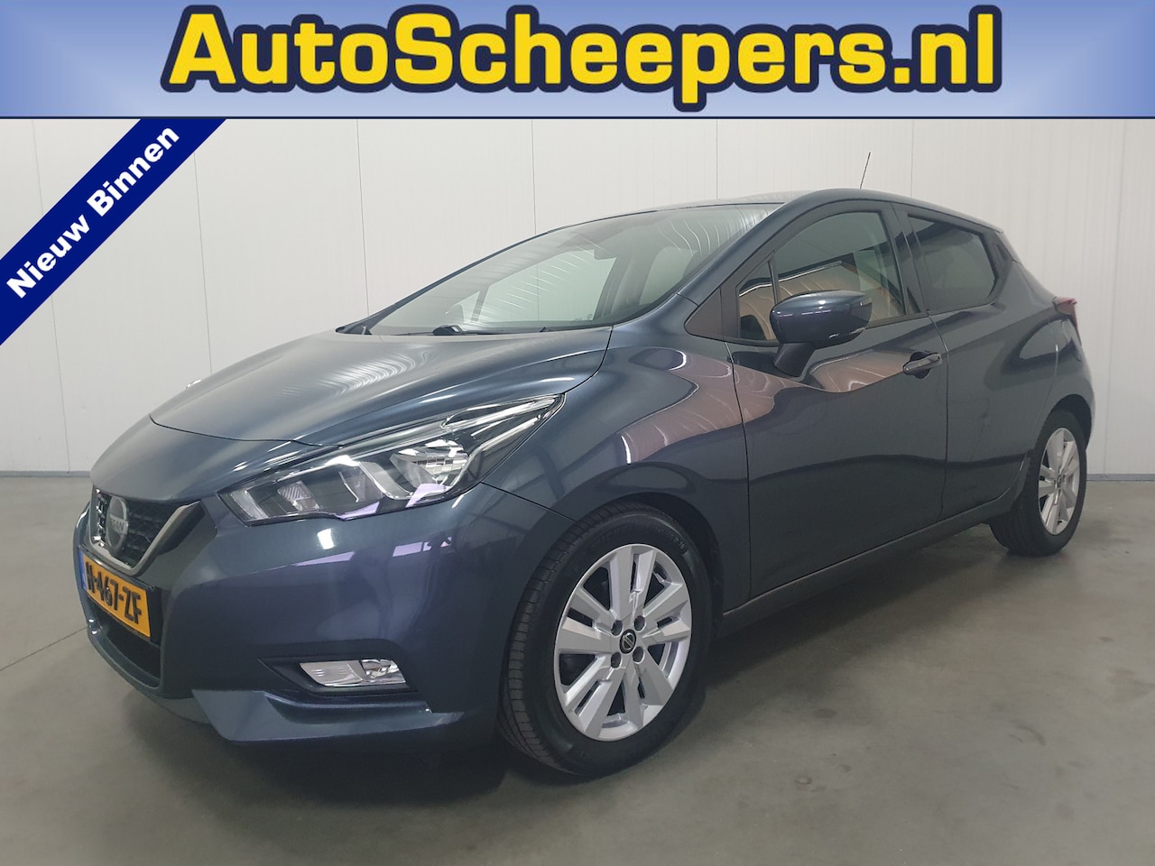 Nissan Micra - 1.0 IG-T N-Connecta NAVI/CRUISE/AIRCO/LMV - AutoWereld.nl