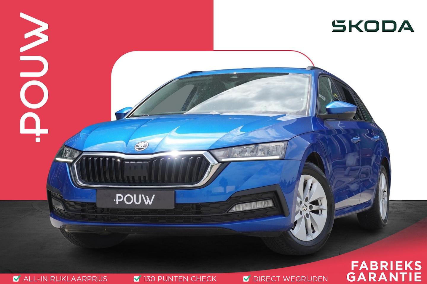 Skoda Octavia Combi - 1.0 e-TSI 110pk DSG Ambition | Trekhaak | Navigatie | PDC Voor & Achter | Smartlink - AutoWereld.nl