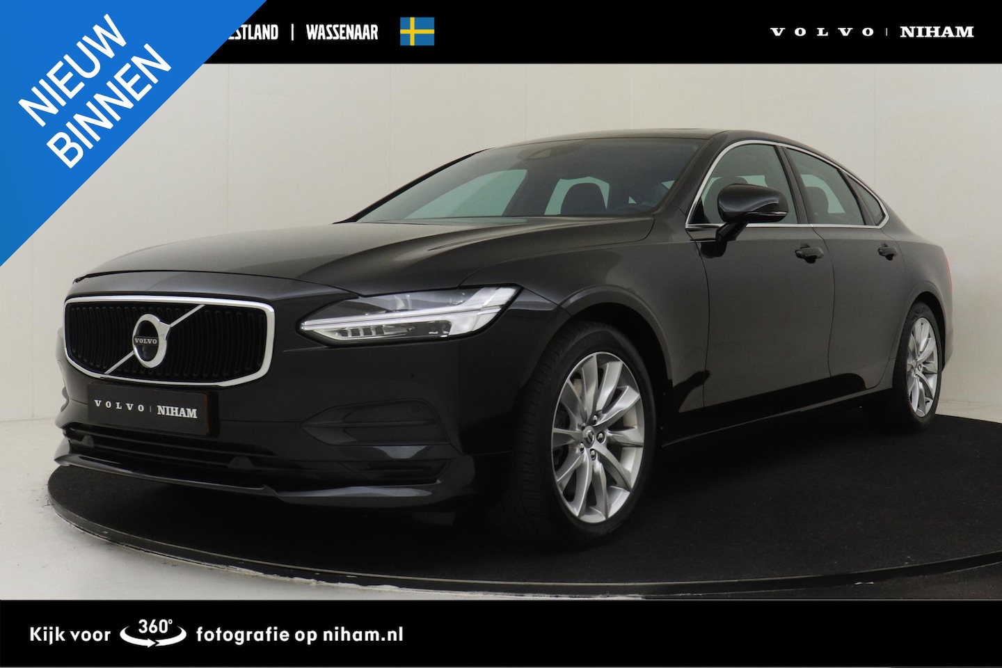 Volvo S90 - T4 AUT. MOMENTUM+ -PANO.DAK|360°CAM|POWER-SEATS|LEDER|KEYLESS|STANDKACHEL|KINDERZITJES|SPO - AutoWereld.nl