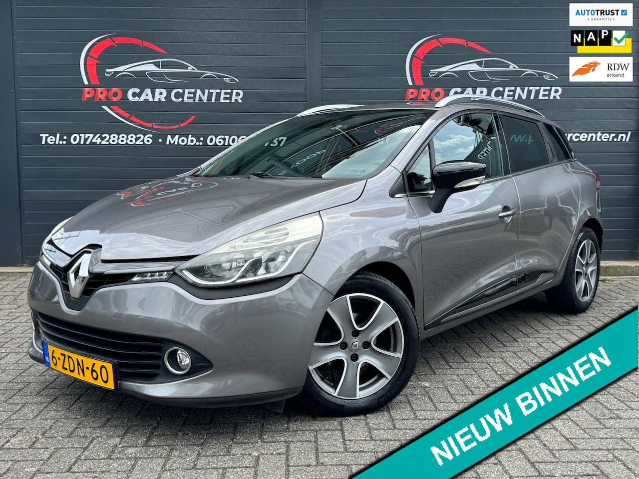 Renault Clio Estate - 0.9 TCe Night&Day AIRCO | CRUISE | PDC | 2e EIGENAAR | NAVI | EL.RAMEN | NAP | APK | LMV - AutoWereld.nl
