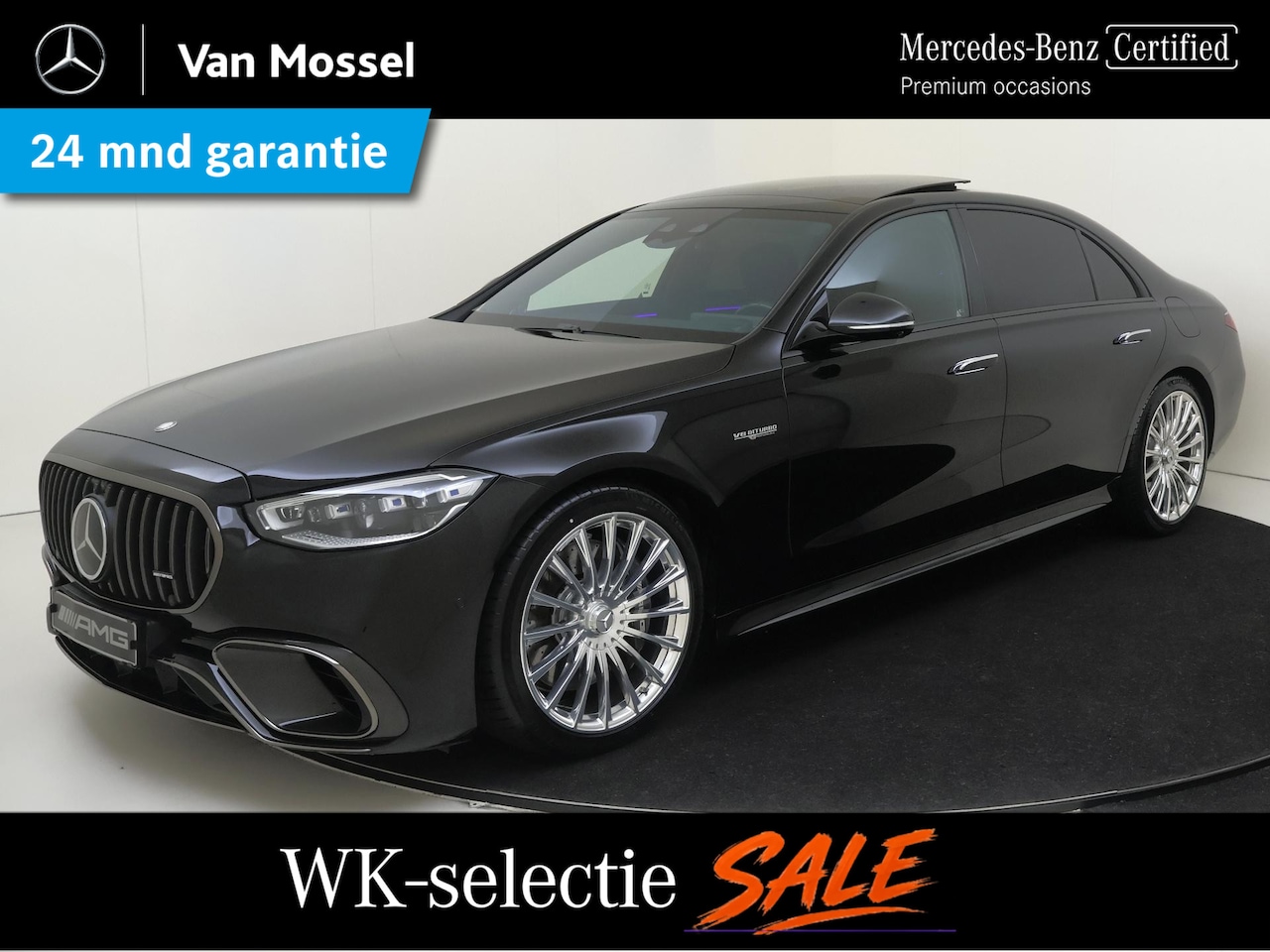 Mercedes-Benz S-klasse - AMG 63 S E Performance /Panoramadak / Burmester 4D/ Rijassistentiepakket /Achterasbesturin - AutoWereld.nl