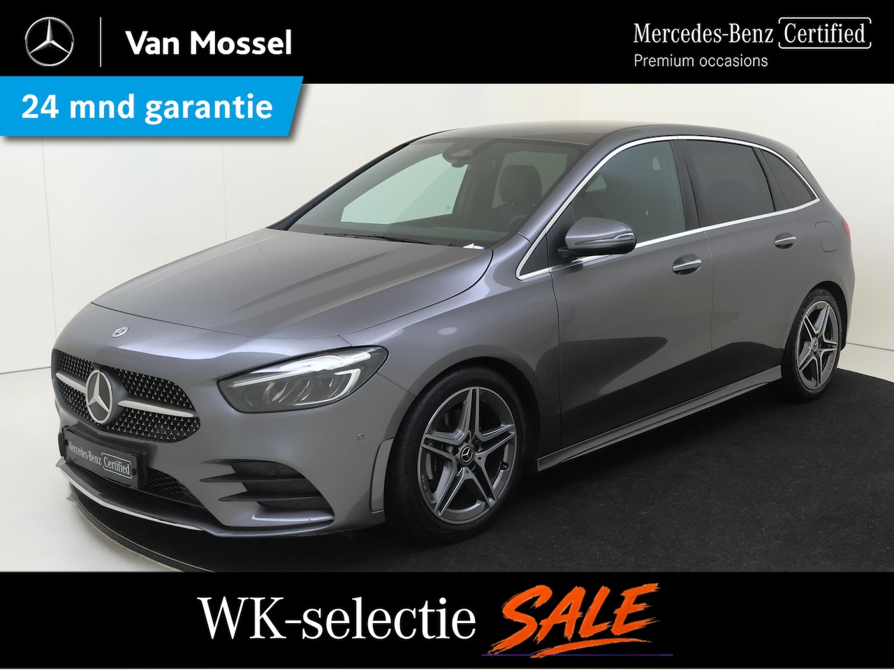 Mercedes-Benz B-klasse - 180 AMG Line / Sfeerverlichting/ El. Trekhaak - AutoWereld.nl