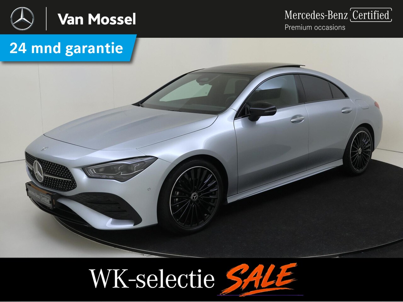 Mercedes-Benz CLA-Klasse - 180 Star Edition AMG Line Panoramadak / Keyless / 19'' Multispaak / Parkeercamera / Nightp - AutoWereld.nl