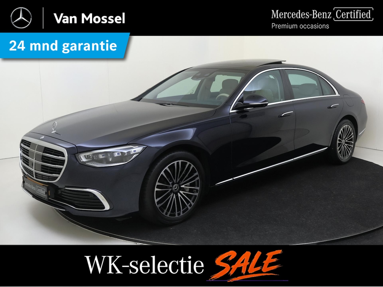 Mercedes-Benz S-klasse - 450 e Lang /Panoramadak /Achterasbesturing /Burmester 3D /Rijassistentiepakket - AutoWereld.nl