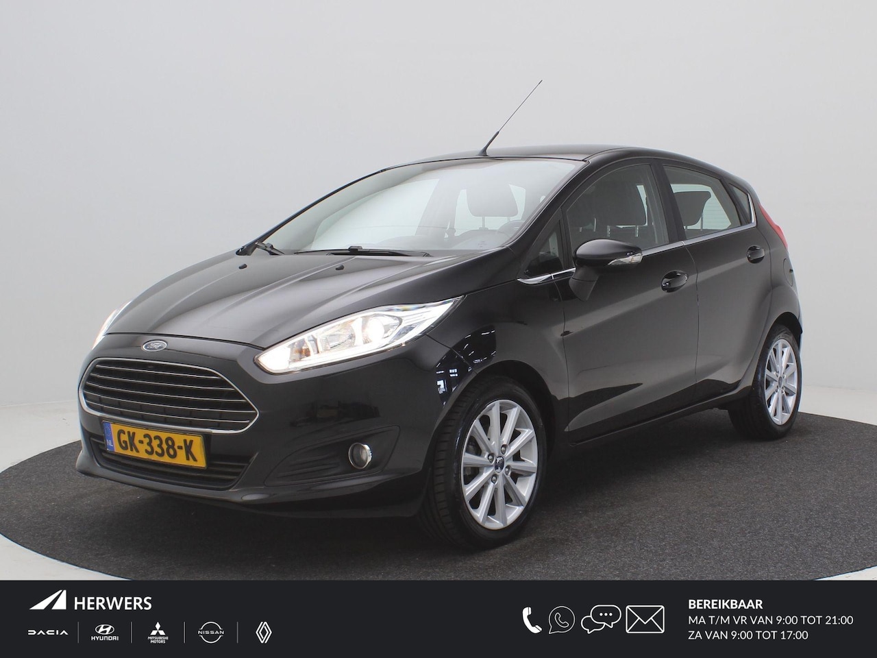 Ford Fiesta - 1.0 Titanium / 5-Deurs / Airconditioning / LMV / 1ste Eigenaar / Dealer onderhouden / Hist - AutoWereld.nl