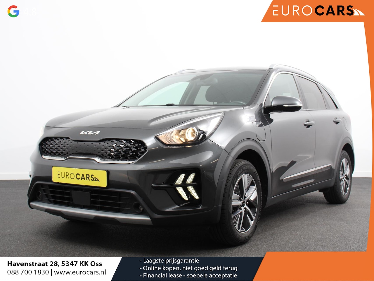 Kia Niro - 1.6 GDi PHEV Hybrid DynamicPlusLine Climate control Cruise control Lichtmetalen velgen Led - AutoWereld.nl