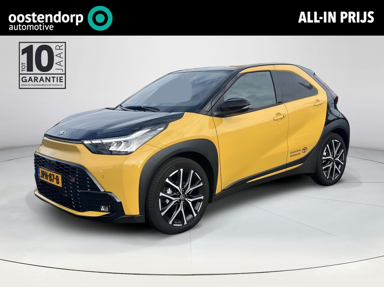 Toyota Aygo X - Hybrid 115 GR Sport | Mustard Metallic | Demo - AutoWereld.nl