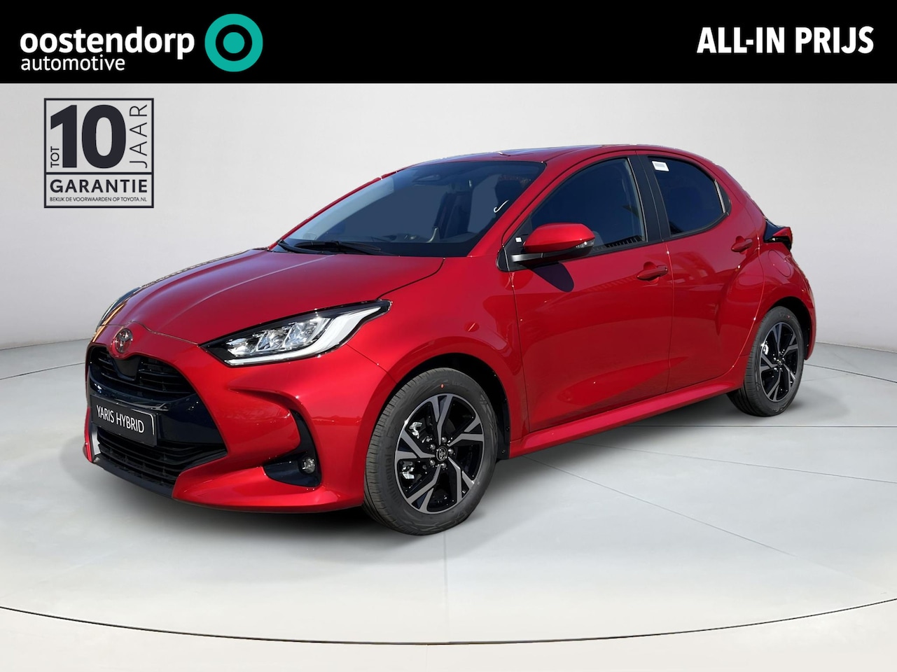 Toyota Yaris - 1.5 Hybrid 115 Dynamic | Emotional red parelmoer | Nieuw uit voorraad leverbaar | - AutoWereld.nl