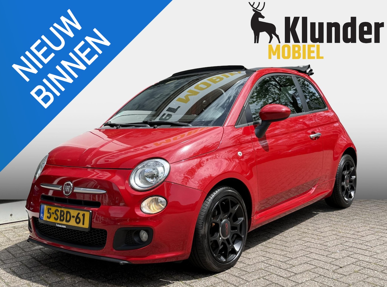 Fiat 500 C - 0.9 TwinAir 500S |Airco|Blue&Me|PDC| - AutoWereld.nl