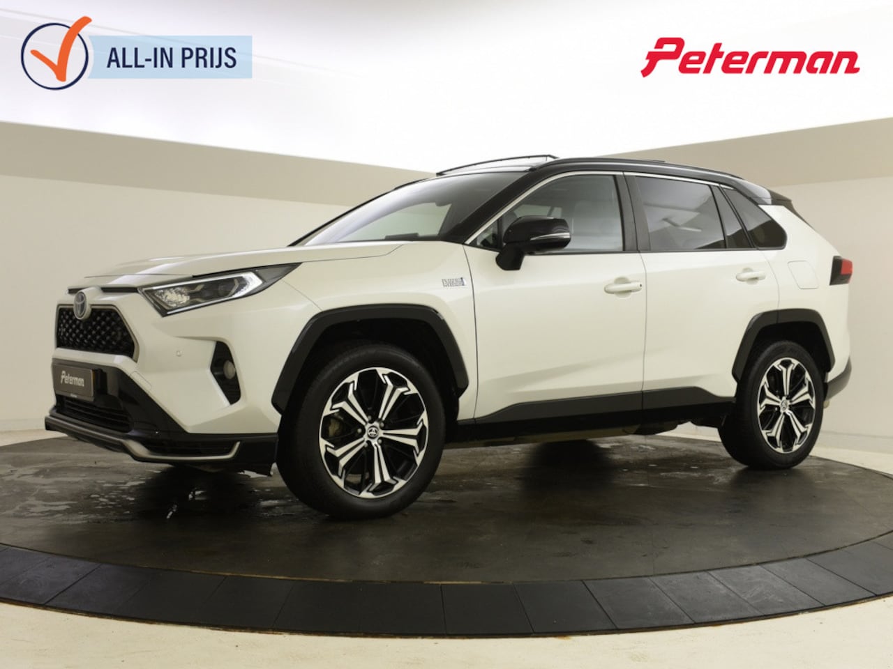 Toyota RAV4 - 2.5 Hybrid Plug In AWD Bi-Tone | JBL | BLIS | 360 | Panoramadak - AutoWereld.nl