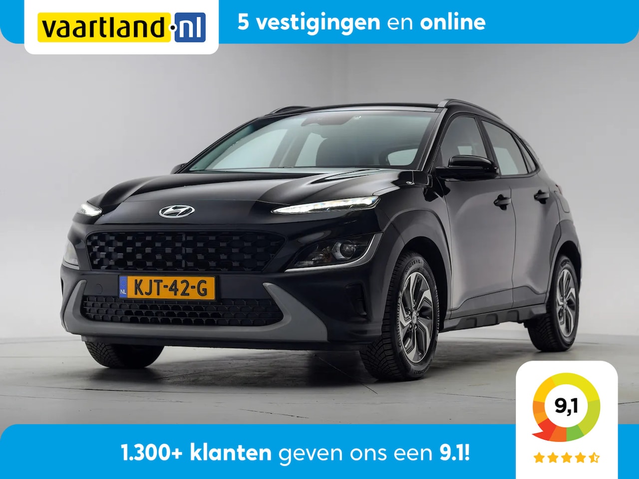Hyundai Kona - 1.6 GDI HEV Fashion [ Head-up Navi Camera Krell-audio Clima ] - AutoWereld.nl