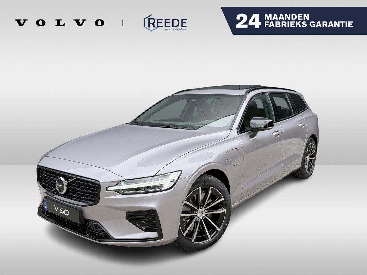 Volvo V60 - 2.0 T6 Plug-in hybrid AWD Plus Dark | Premium | Off black hemelbekleding - AutoWereld.nl