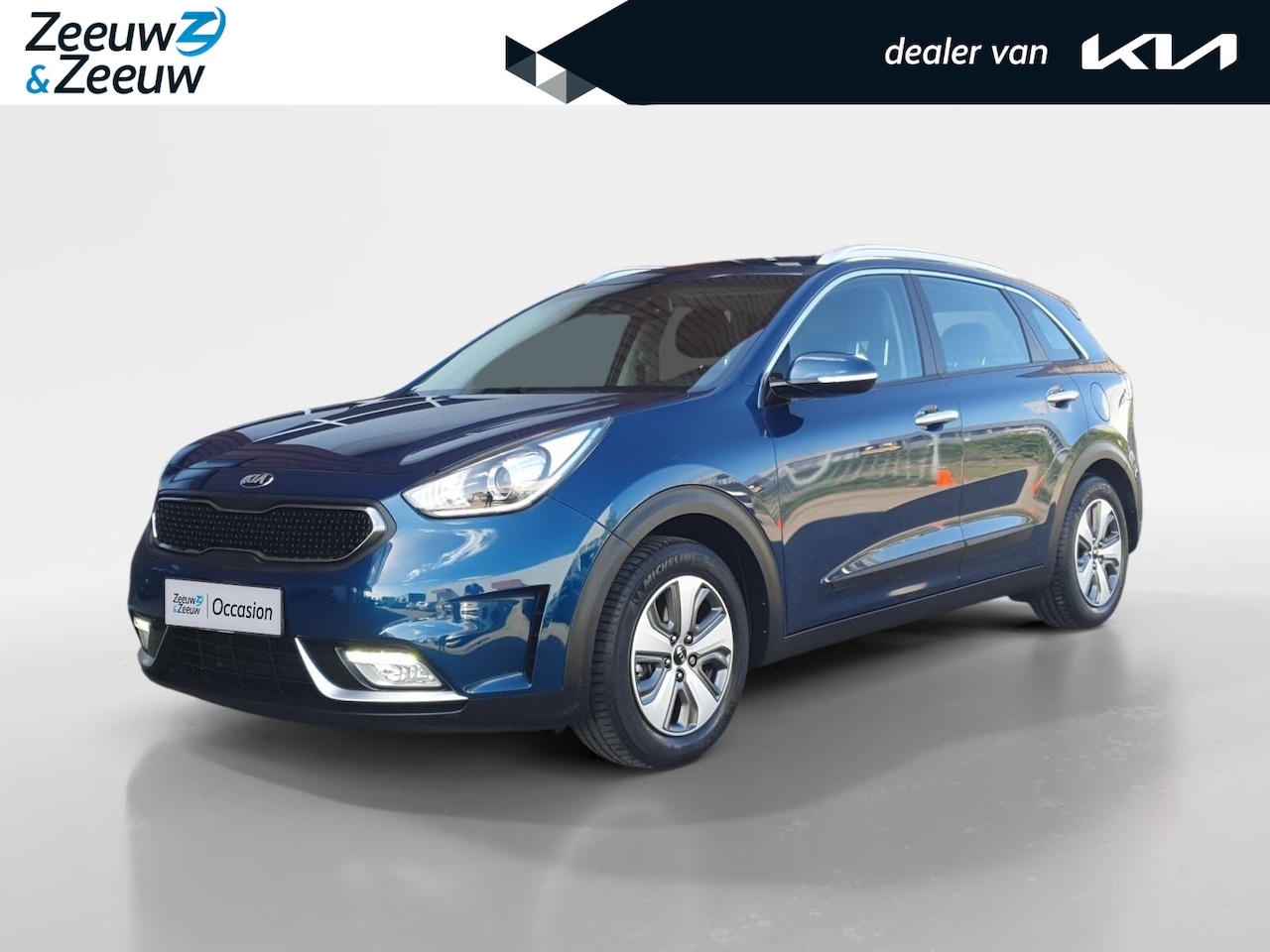 Kia Niro - 1.6 GDi Hybrid DynamicLine | Trekhaak | Navigatie | Camera | Cruise control | Apple Carpla - AutoWereld.nl