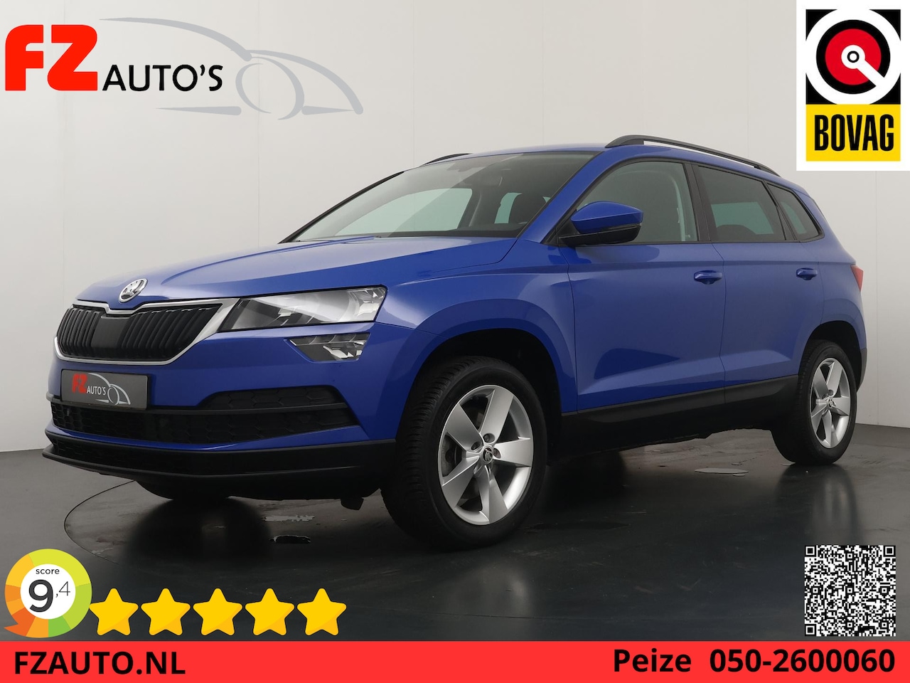 Skoda Karoq - 1.0 TSI Ambition Business - Navigatie - Lichtmetalen Velgen - Stoelverwarming - Cruise Con - AutoWereld.nl