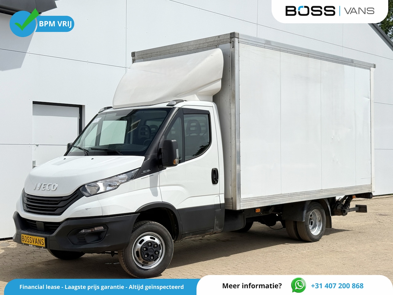 Iveco Daily - 35C14 2.3 Automaat Laadklep Airco Cruise Control Bakwagen Koffer Meubelbak - AutoWereld.nl
