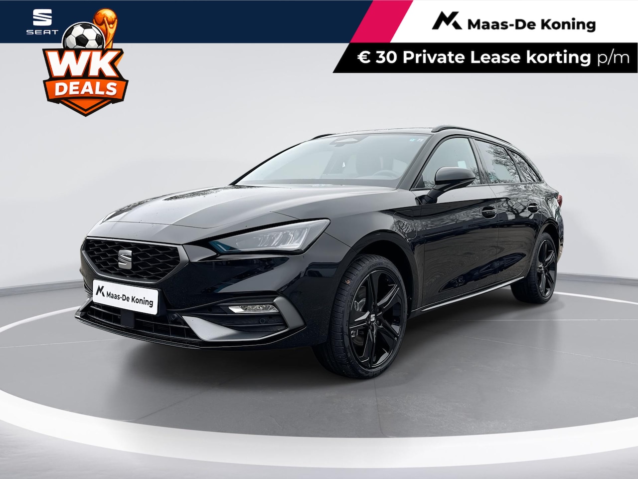 SEAT Leon Sportstourer - 1.5 TSI e-Hybrid FR Business 204 PK l Black Pack l Technology Pack | 3000,- Herwaardering! - AutoWereld.nl