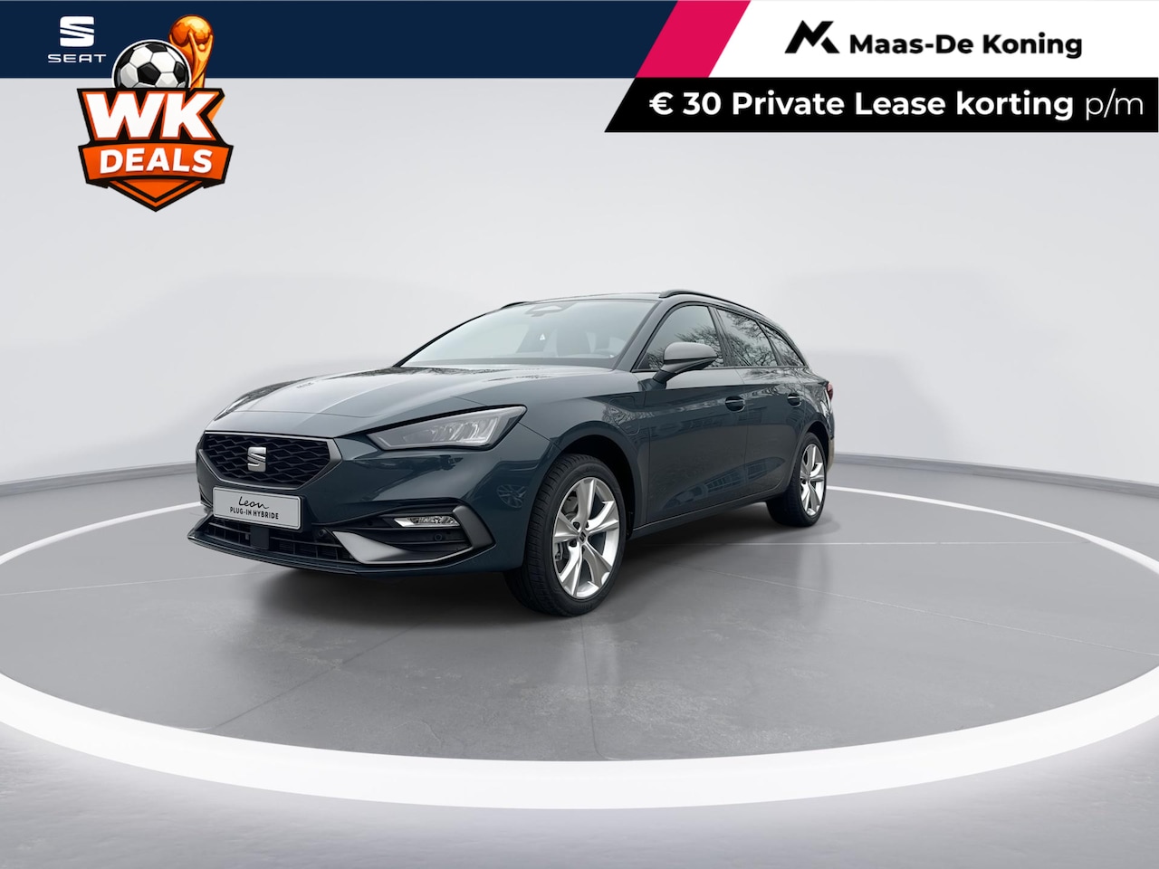 SEAT Leon Sportstourer - FR Business 1.5 TSI eHybrid 150 kW / 204 PK Statio | Technology Pack | Trekhaak Wegklapbaa - AutoWereld.nl