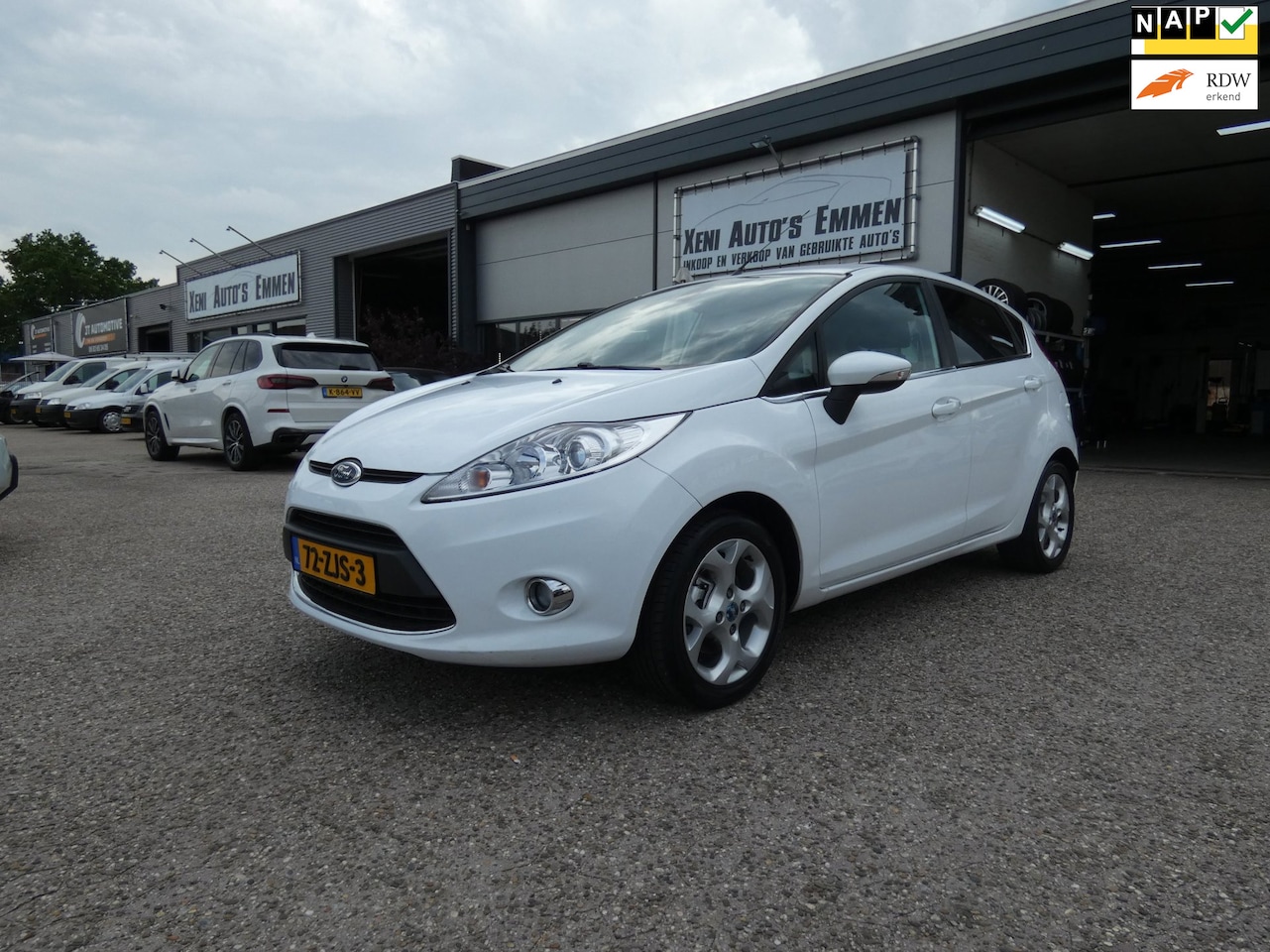 Ford Fiesta - 1.25 Titanium|Airco|Leer|5 Deurs|LM-Velgen|Nw.APK|Getinte Ramen|Cruise Control.. - AutoWereld.nl