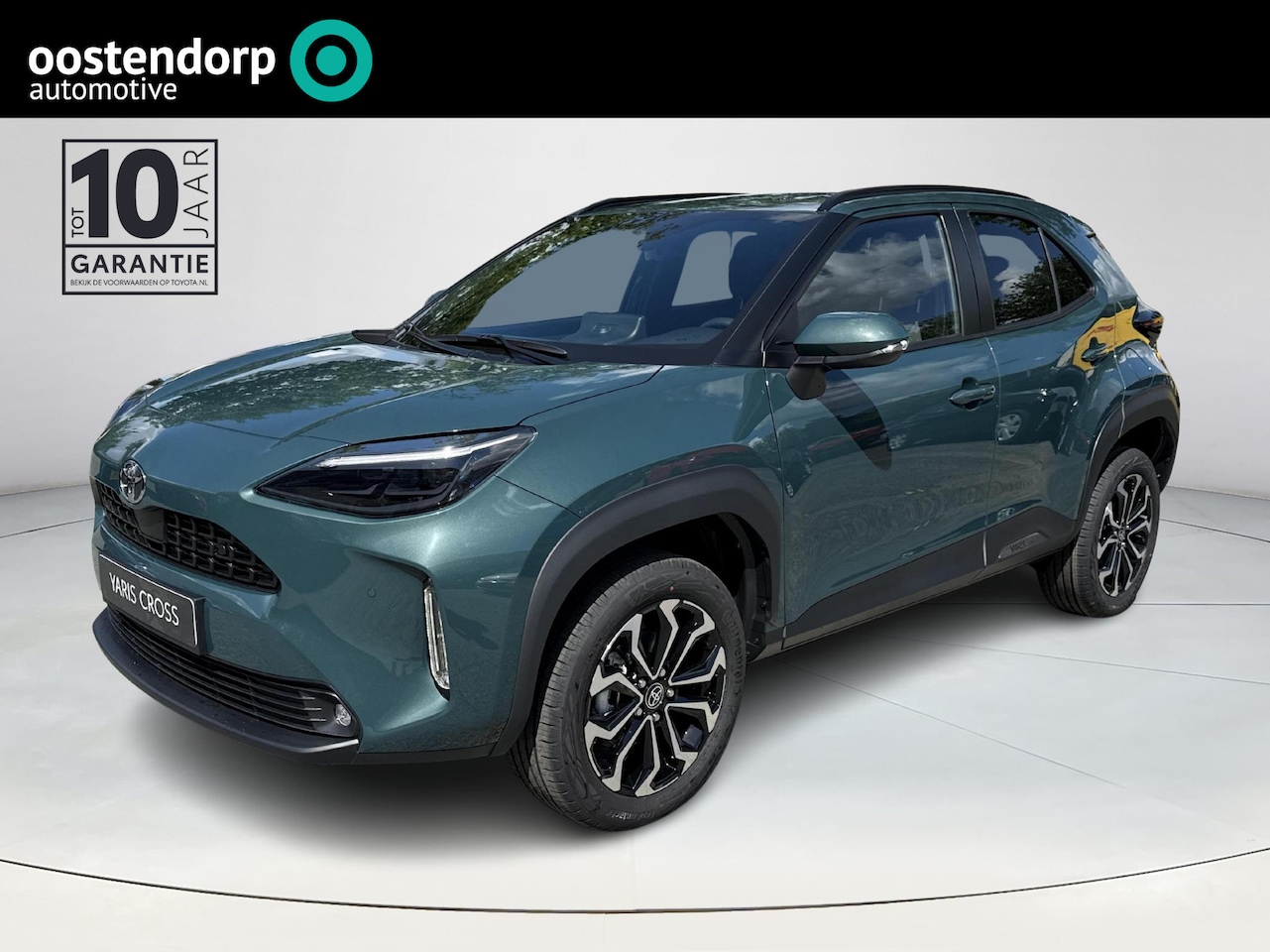 Toyota Yaris Cross - 1.5 Hybrid 115 Dynamic **NIEUWE AUTO/ FOREST GREEN/ COMFORT PAKKET** - AutoWereld.nl