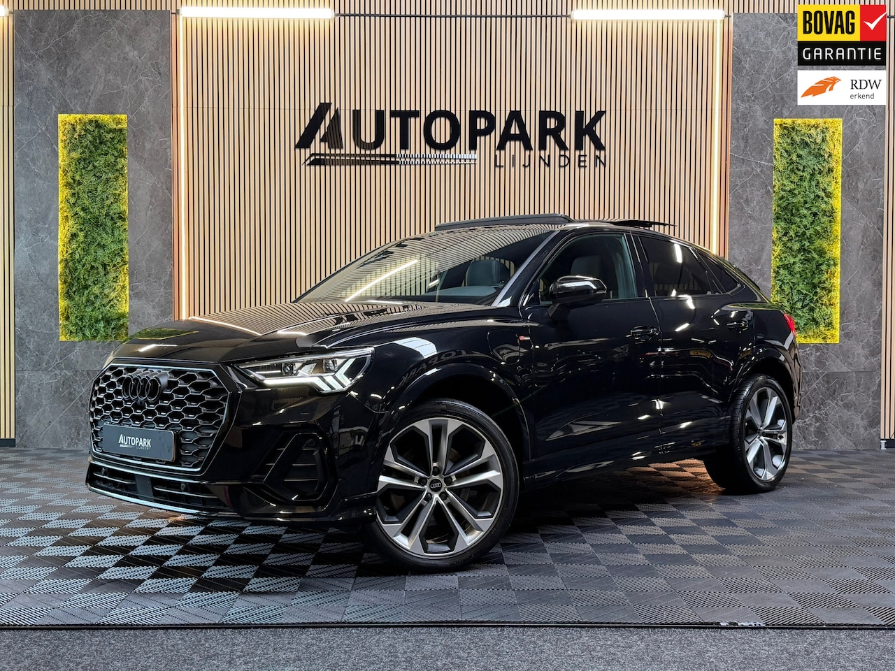 Audi Q3 Sportback - 45 TFSI e 3X S-LINE|PANO|SONOS|MATRIXLED|360CAM|MEMORY|KEYLESS|SFEERVERLICHTING|TREKHAAK|D - AutoWereld.nl