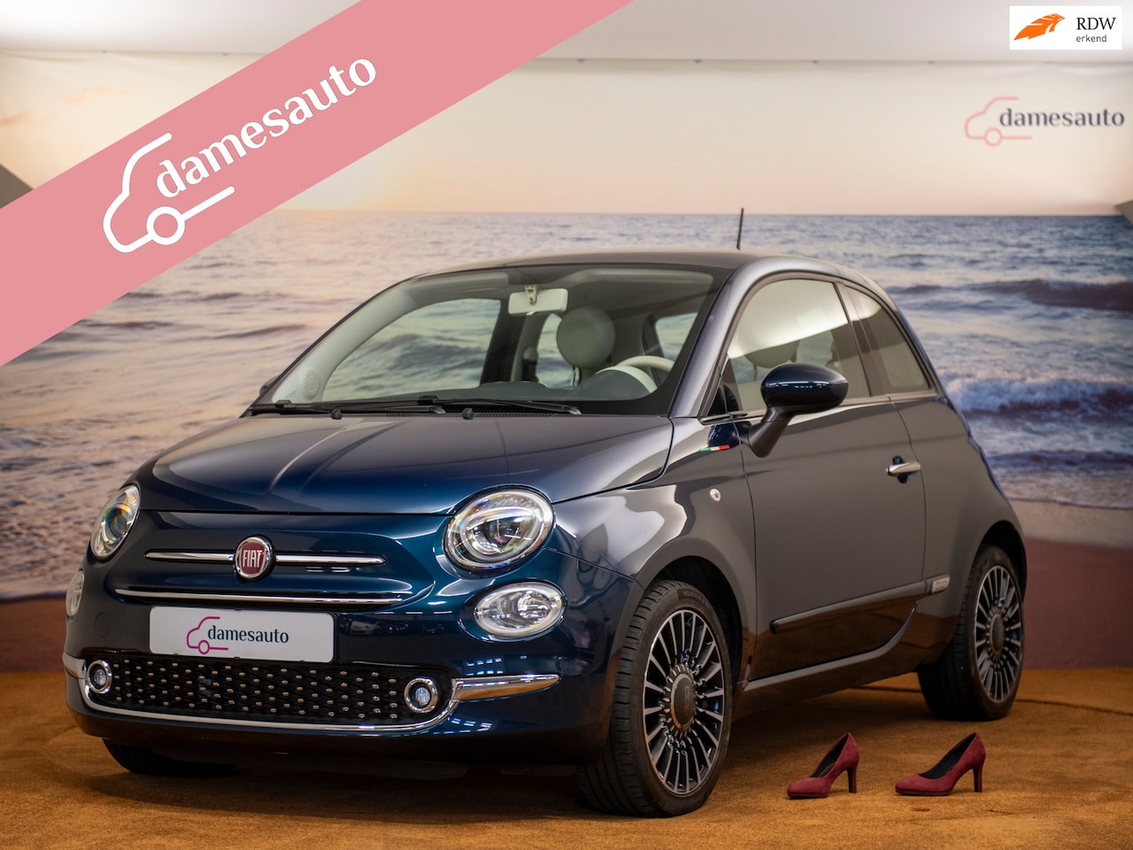 Fiat 500 - 1.2 Automaat|Panodak|Cruisecontrol|incl garantie - AutoWereld.nl