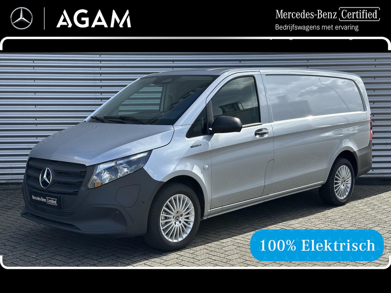 Mercedes-Benz eVito - L2 Facelift 66kWh 100% Elektrisch 286km WLTP actieradius | SoH 98% | Snelladen - AutoWereld.nl