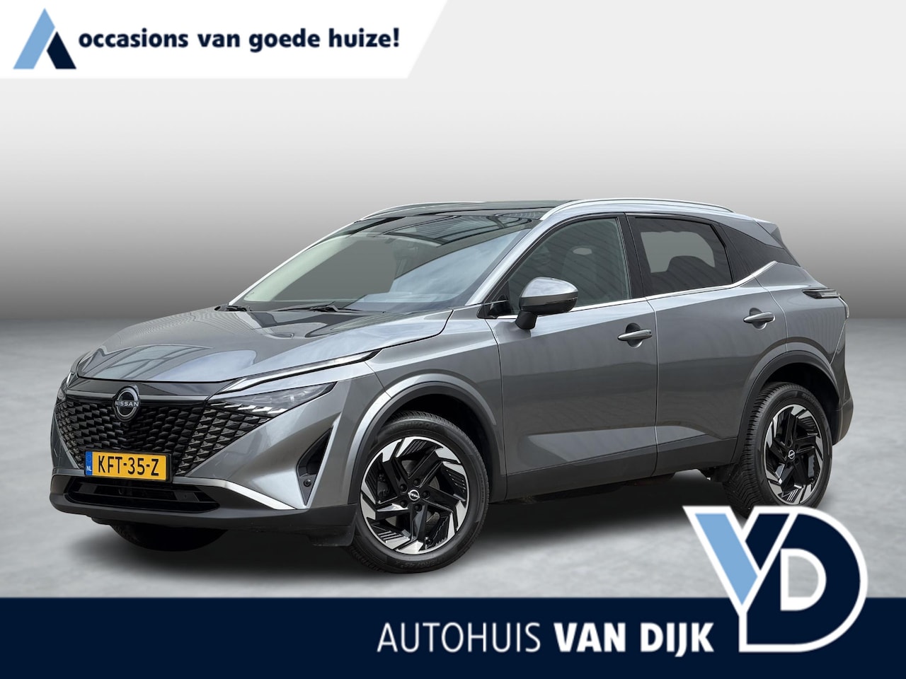 Nissan Qashqai - 1.3 MHEV Xtronic N-Connecta | Pano-Dak/Cold Pack/Head-Up/360° camera/Adapt.Cruise - AutoWereld.nl