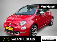 Fiat 500 C - 1.0 Hybrid RED | Climate control | Parkeersensoren | 16" Lichtmetalen velgen | Apple Carpl