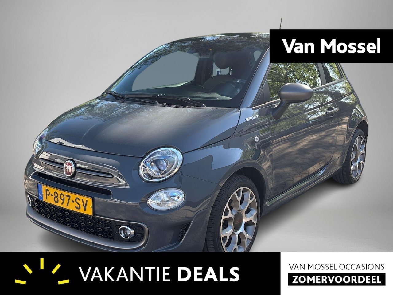 Fiat 500 - 1.0 Hybrid Sport | Apple carplay/Android Auto | Climate Control | Cruise controle | LMV 16 - AutoWereld.nl