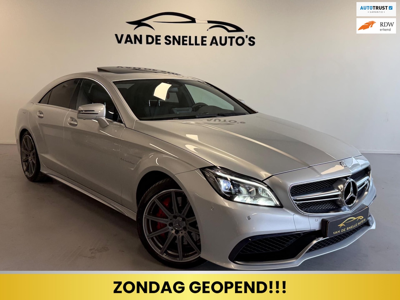 Mercedes-Benz CLS-klasse - CLS63 S AMG 4MATIC 360CAMERA/H&K/DEALERONDERHOUDEN - AutoWereld.nl